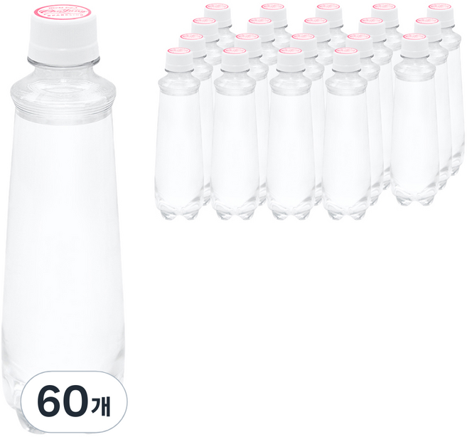 초정 탄산음료 자몽 무라벨, 350ml, 60개