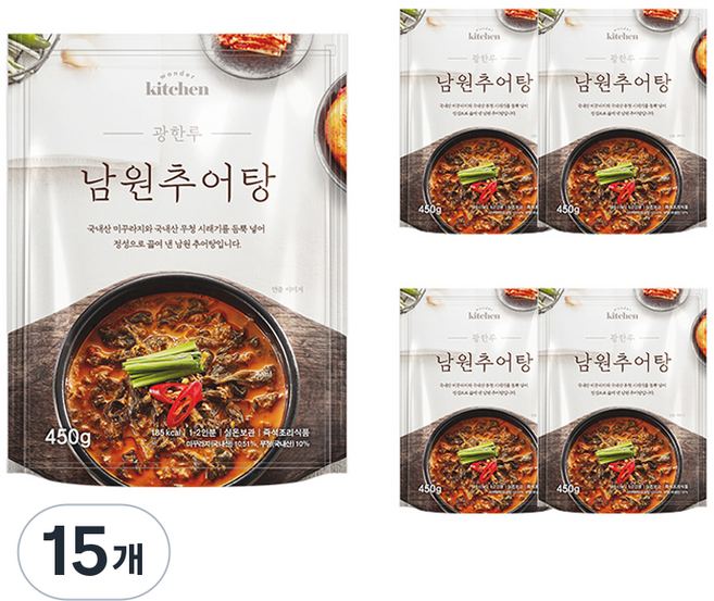 원더키친 광한루 남원추어탕, 450g, 15개