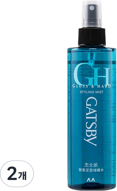 GATSBy Growth & Hard 髮型定型噴霧, 2個, 250ml