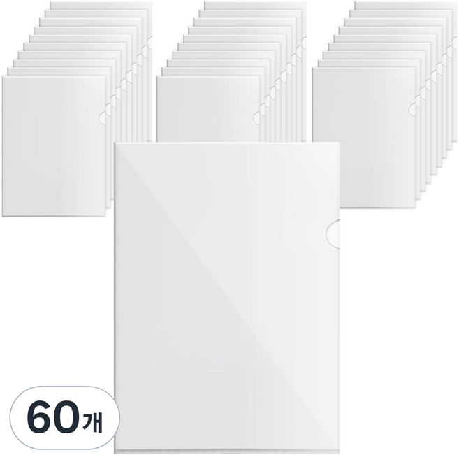 코멧 A4 L홀더, 투명, 60개