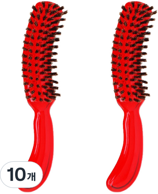 삼화 에스 브러쉬 돈모 헤어브러쉬, 10개