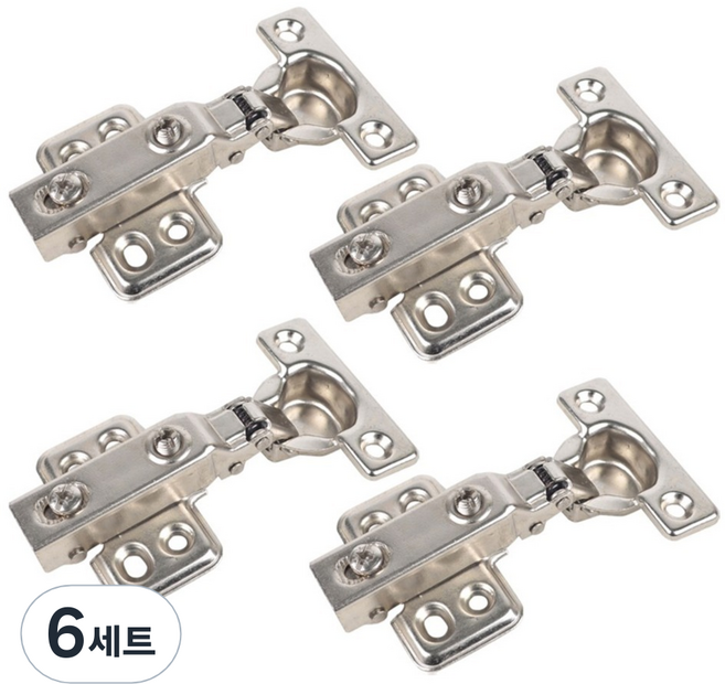욕실장 댐퍼 경첩 4p 세트, 6세트