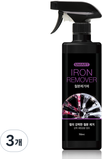 카렉스 스마트 철분제거제, 750ml, 3개