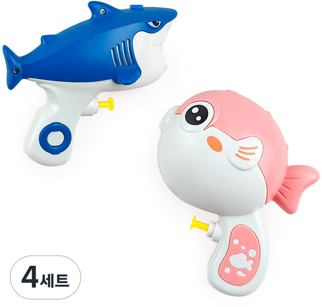 ADLE LAND 水槍2件組, 魚 + 鯊魚