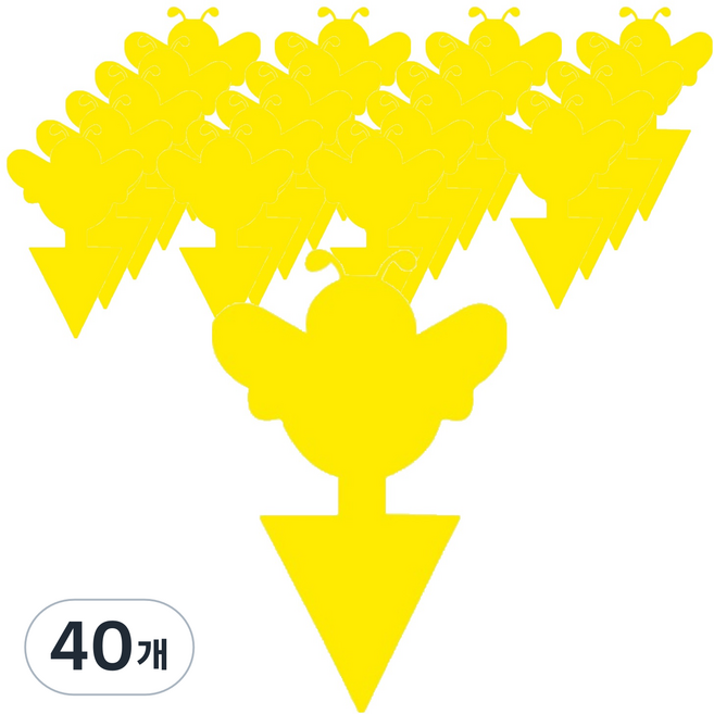 집사람 벌레 퇴치 끈끈이 트랩 꿀벌, 3.25g, 40개