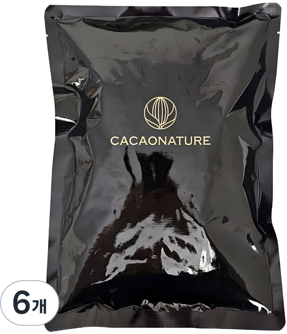 카카오네이처 다크 컴파운드 코팅초콜릿, 1kg, 6개
