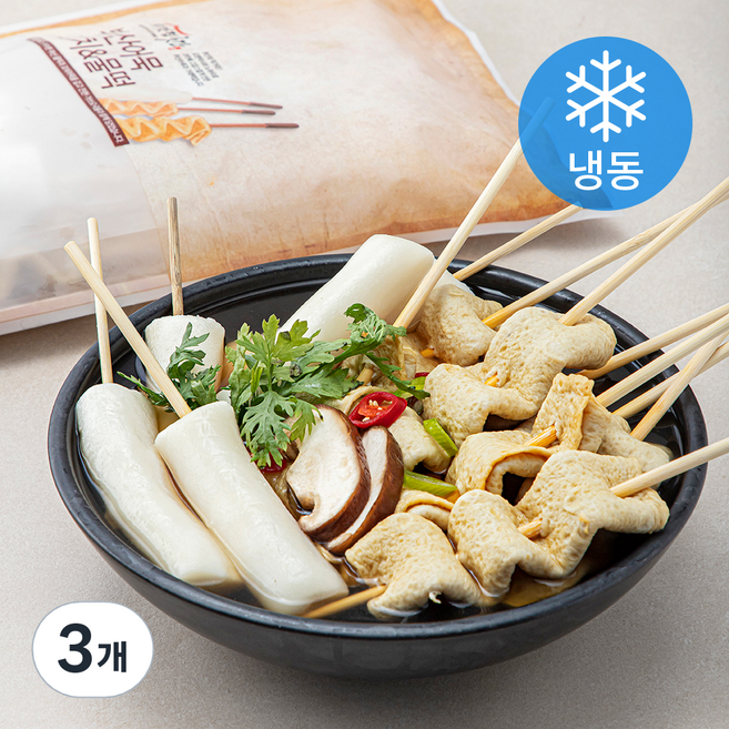 외갓집곳간 부산어묵 꼬치 & 물떡 + 소스 (냉동), 576g, 3개