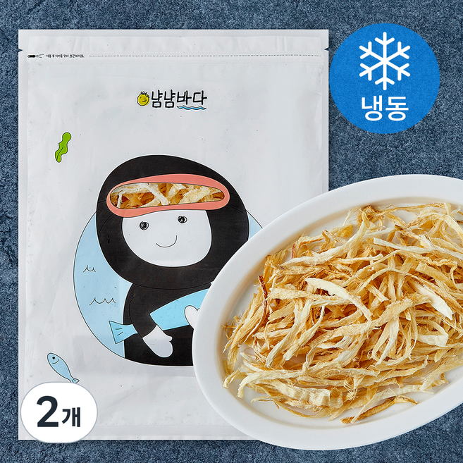 냠냠바다 부드러운 황태속살채 (냉동), 2개, 200g