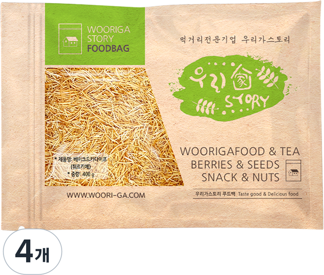wooriga. 烘焙卡達伊夫, 400g, 4個