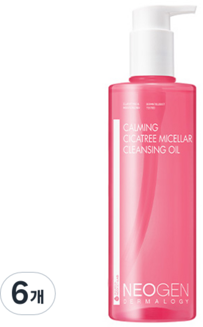 네오젠 카밍 시카트리 미셀라 클렌징 오일, 300ml, 6개