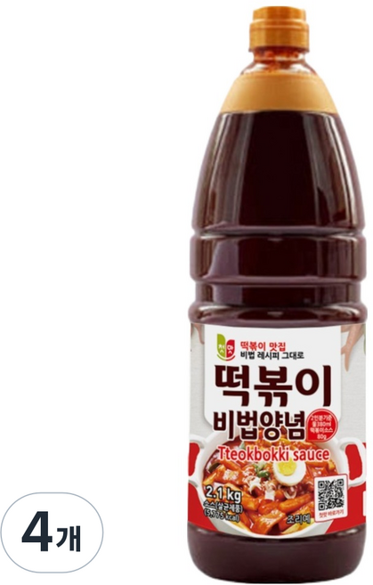 첫맛 떡볶이비법양념, 2.1kg, 4개