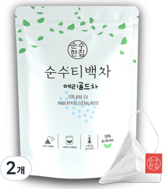 순수한집 메리골드차 티백, 500mg, 10개입, 2개