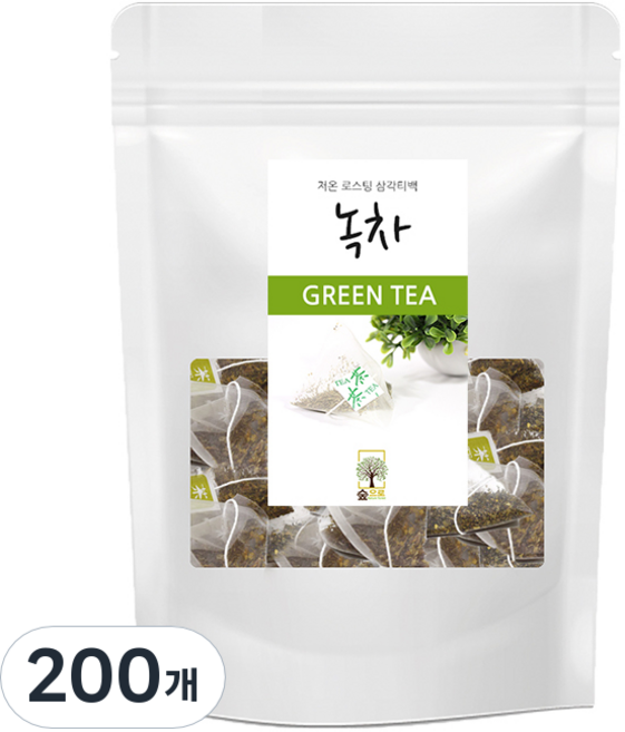 숲으로 녹차 삼각티백, 1g, 100개입, 2개