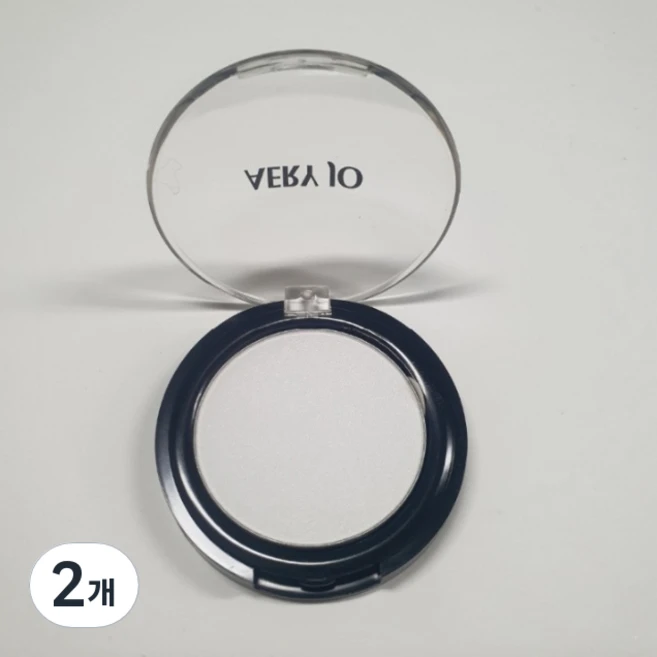 애리조 블랙 앤 화이트 계열 아이섀도우 3.4g, #69 Sheer White, 2개 - 쿠팡