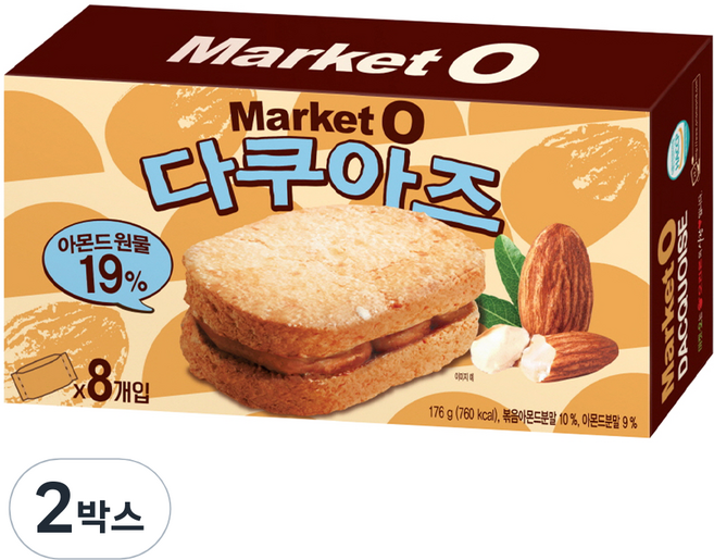 마켓오 다쿠아즈, 176g, 2개