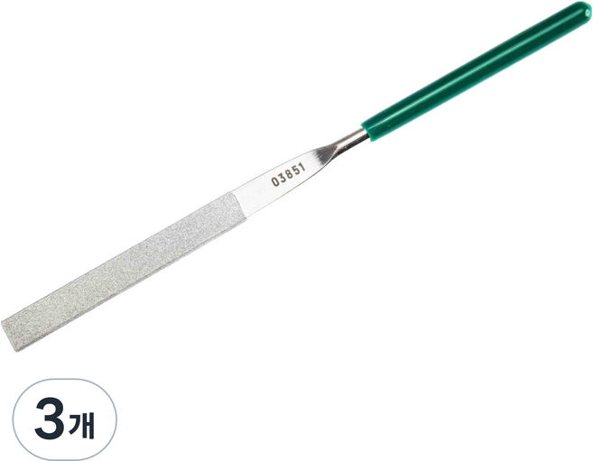 SATA SATA平面鑽石銼刀 5*180mm 03851, 3個