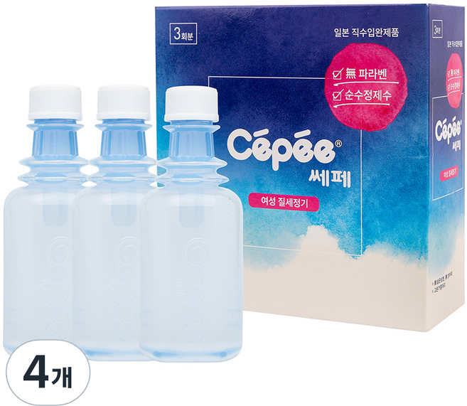 쎄페 여성청결제, 360ml, 4개