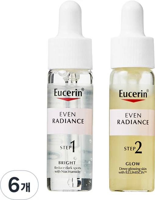 유세린 이븐래디언스 듀오 앰플, 15ml, 6개 - 쿠팡