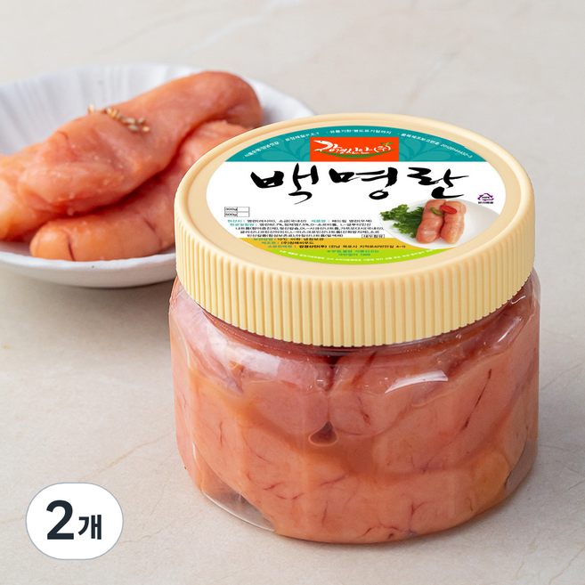 강경신안상회 백명란젓, 500g, 2개