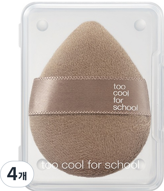 투쿨포스쿨 소프트 블렌딩 퍼프, 4개, 혼합색상