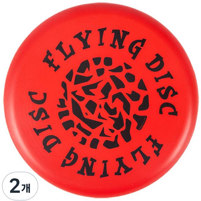 아이워너 소프트 플라잉 디스크, 레드, 2개