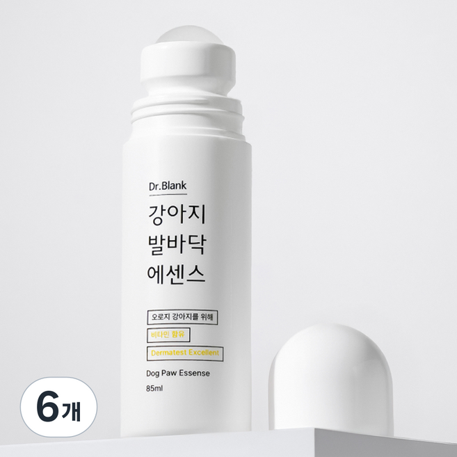 닥터블랭크 강아지 발바닥 비타민에센스 롤타입, 85ml, 6개