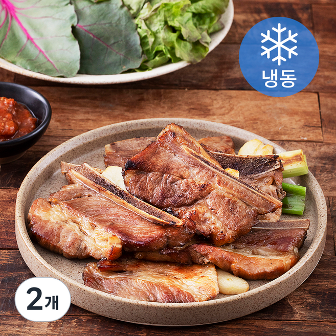 푸드장 포천이동 돈대갈비 (냉동), 500g, 2개