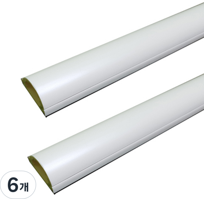 Aitem 高強度電線線槽 4號, 白色, 6個
