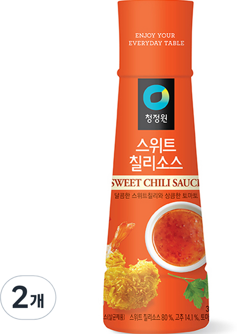 대상 청정원 스위트칠리소스, 2개, 365g