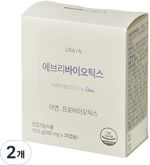 Hurum UNAEN 全效益生菌, 2個, 30錠