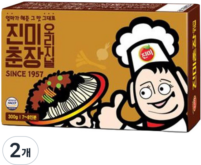 진미 춘장 오리지널, 300g, 2개