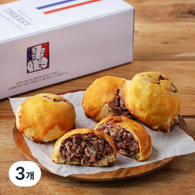 에쉬레 밤파이 빵, 60g, 5개입, 3개