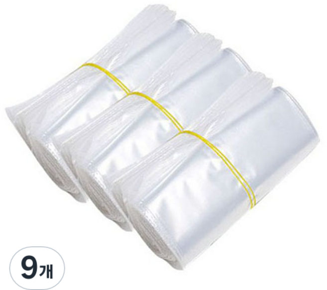 Green Vinyl 生活夾鏈袋, 7 x 10 cm, 100入, 9個