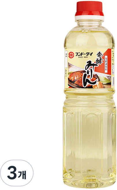 훈도다이 발효 미림, 3개, 500ml