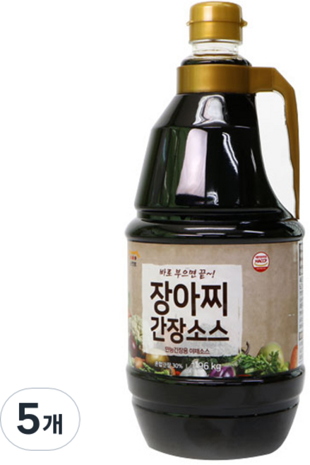 순창가 만능 장아찌 간장소스, 1.96kg, 5개
