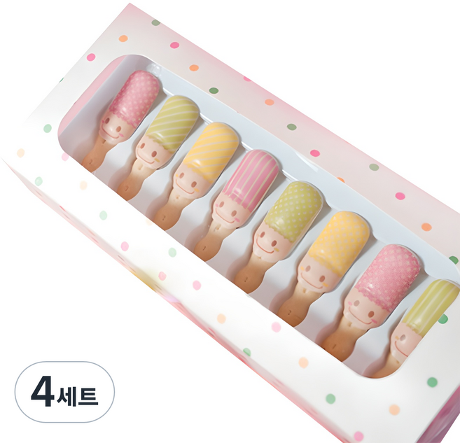 상상앤드 쁘띠핑거 초콜릿 막대과자 만들기 DIY 세트, 9종, 4세트