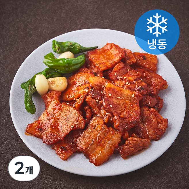 집콕집국 직화 삼겹볶음 (냉동), 200g, 2개