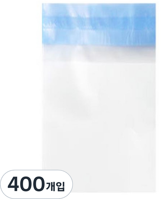 접착식 무지 반투명 opp 봉투, 400장