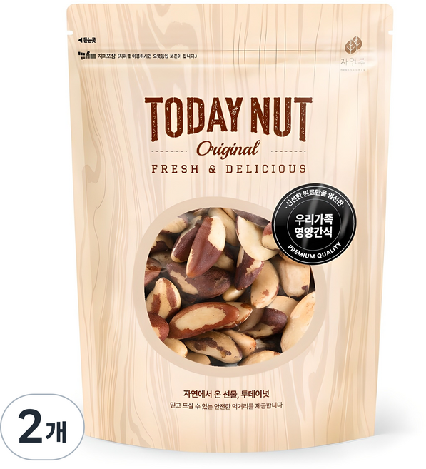 투데이넛 브라질넛, 300g, 2개