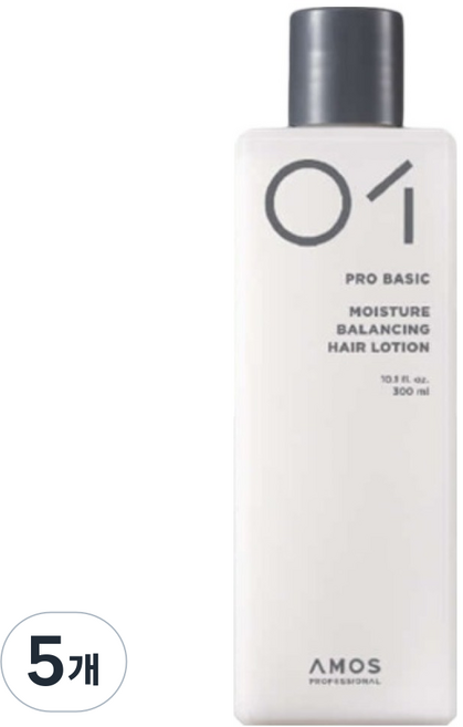 AMOS PROFESSIONAL 愛茉詩 保濕平衡護髮乳, 300ml, 5個