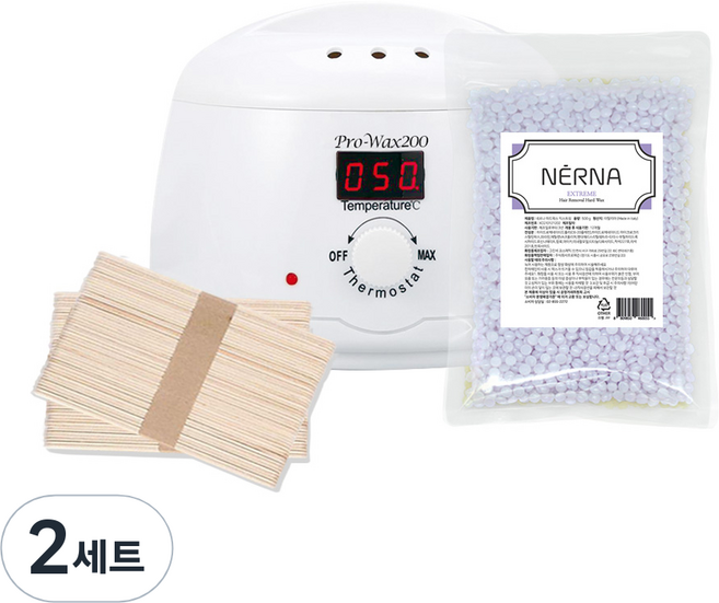 네르나 익스트림 셀프왁싱 세트, 500g, 2개