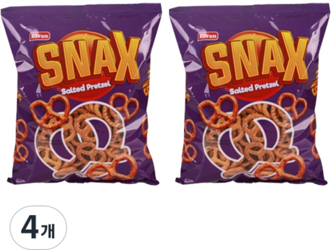 Elvan Snax椒鹽蝴蝶餅, 4包, 200g