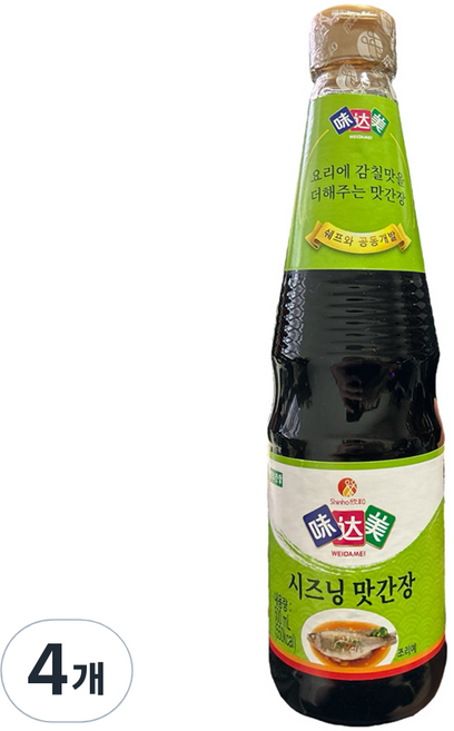 미달미 신호 시즈닝 만능 맛간장, 4개, 500ml