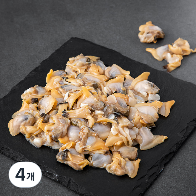 바다자리 국산 손질 생물 바지락살(냉장), 300g, 4개