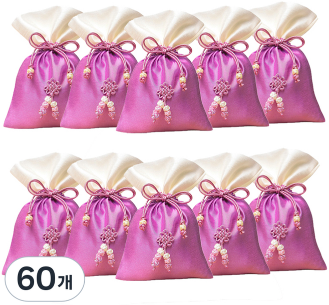 包裝網 傳統福袋 基本款 小, 10 紅豆紫, 60個