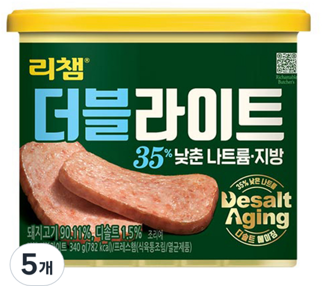 리챔 더블라이트, 340g, 5개