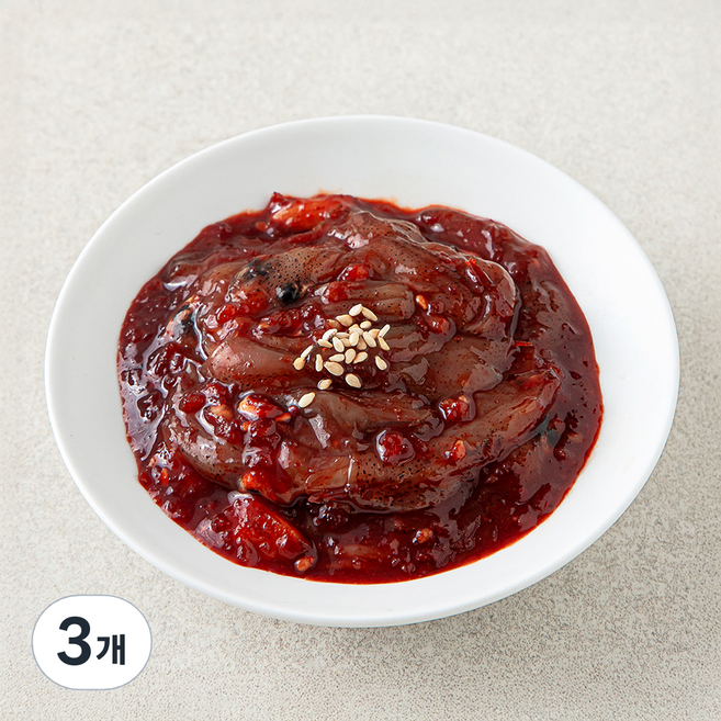 천년의젓갈 곰소 꼴뚜기젓, 200g, 3개