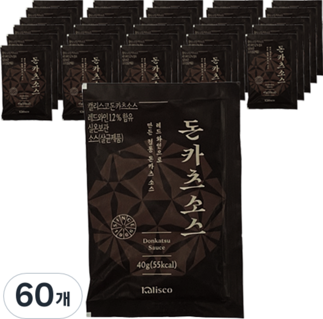 Saboten 캘리스코 소포장 돈카츠 소스, 40g, 60개
