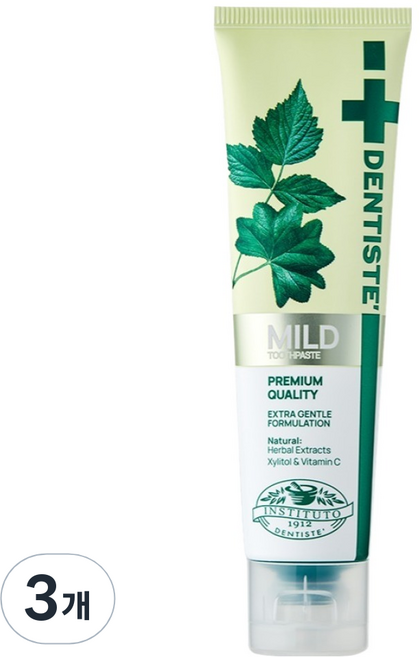 덴티스테 마일드 치약, 60g, 3개