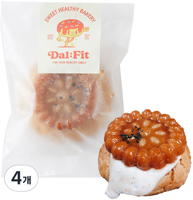 달핏 스모어 약과쿠키, 125g, 4개